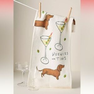 Weenies and Tinis Kitchen Towel